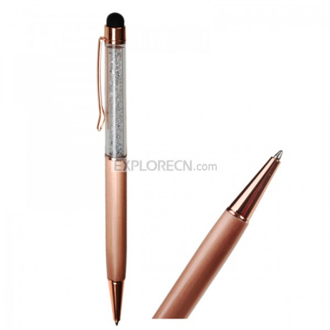 Crystal touch pen