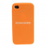 Orange silicone cellphone case
