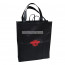 Black non-woven tote bag with strong handle