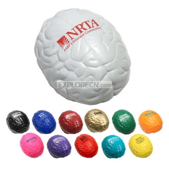 PU brain stress ball
