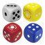 Number dice stress ball