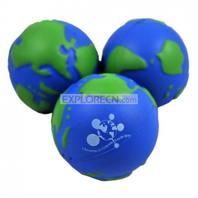 Anti stress PU earth ball