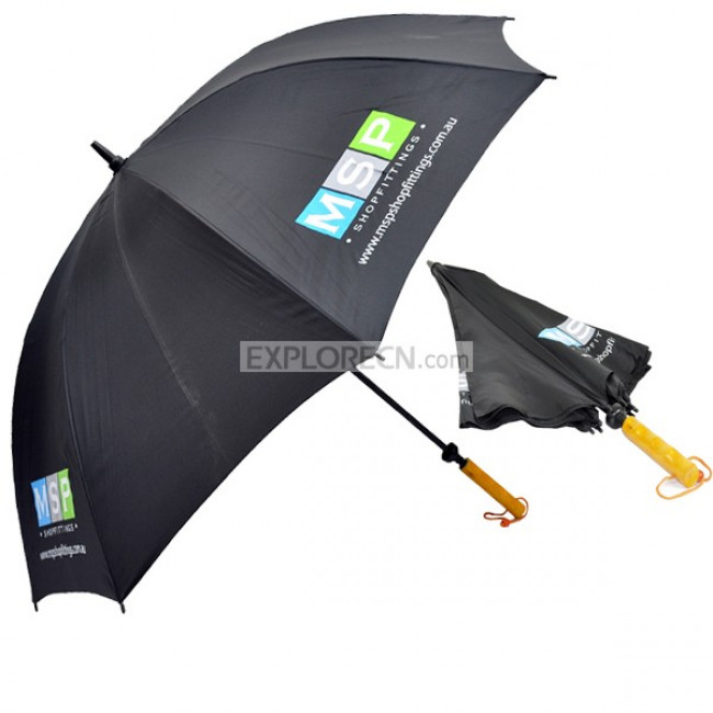 Fiber glass bone rod umbrella
