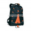 Polyester backpack bag with  mesh pockets