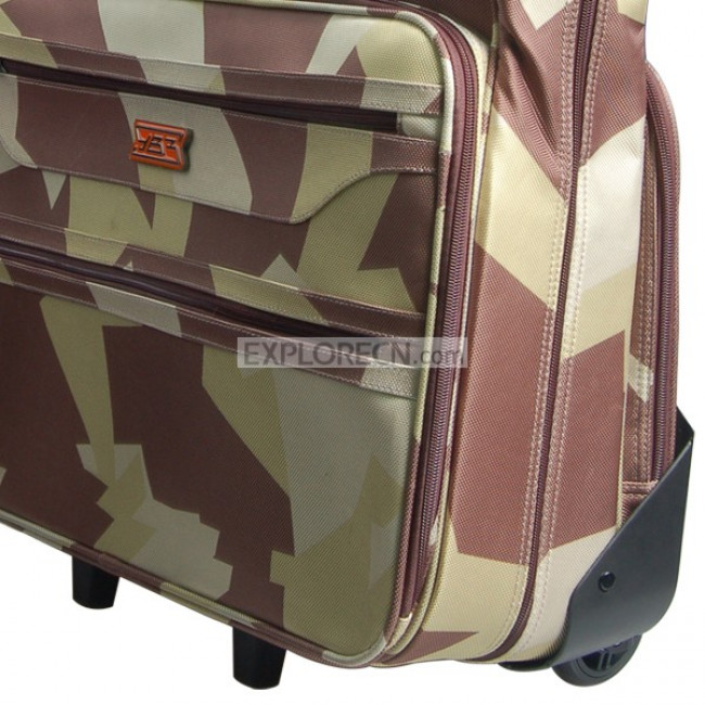 Oxford camouflage trolley bag