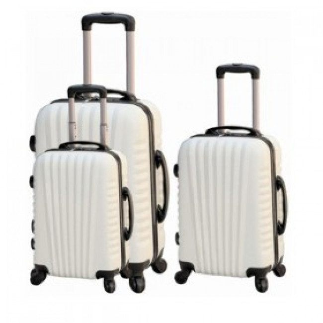 Shell pattern trolley luggage