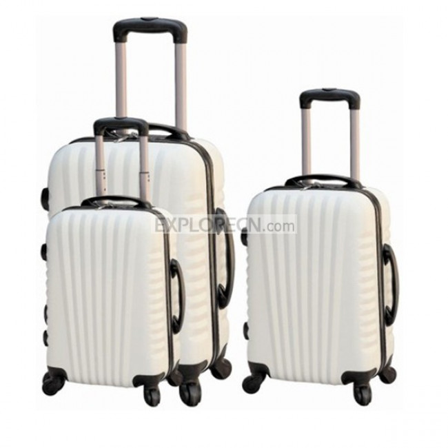 Shell pattern trolley luggage