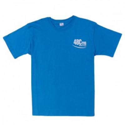Customized Cotton Blue T Shirt