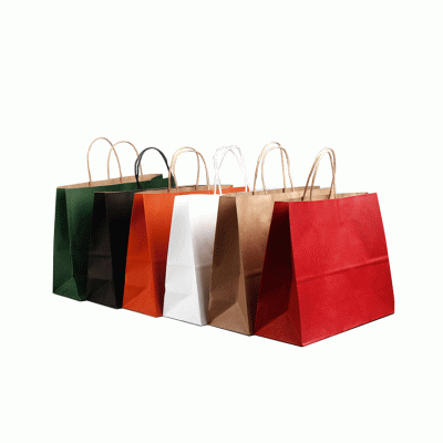 Customized shopping paper bags