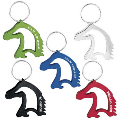 Horse Head Keyring With Opener