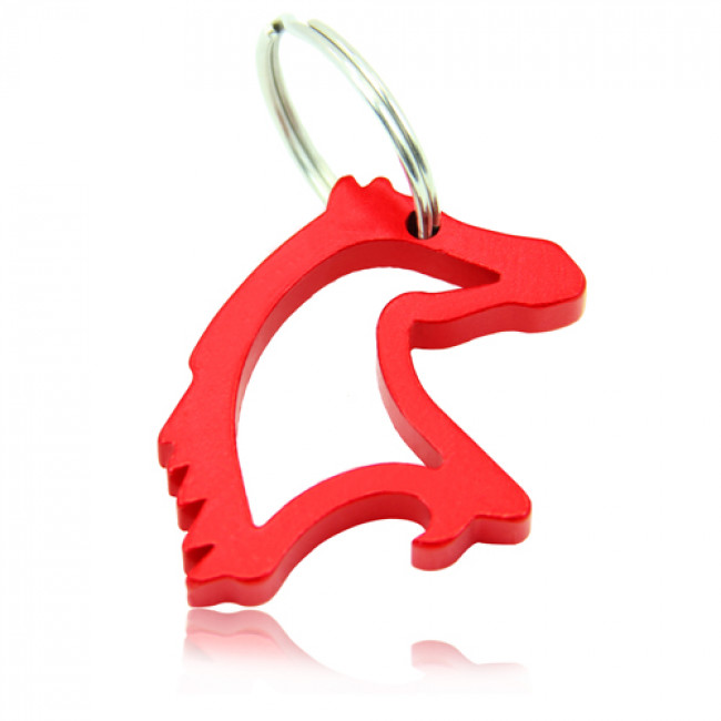 Horse Head Keyring With Opener