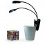 Flexible 2 Poles Clip-On LED Lamp