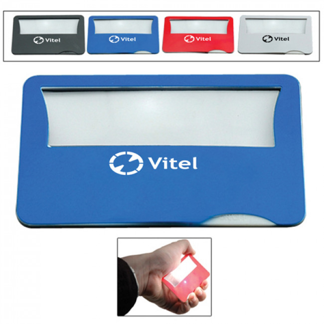 Credit Card Magnifier With Light