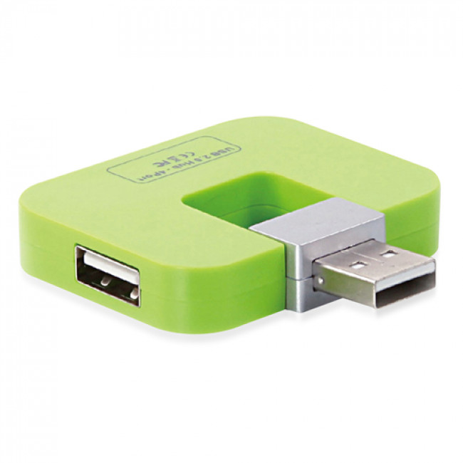 Mini Simple 4 Port USB 2.0 Hub