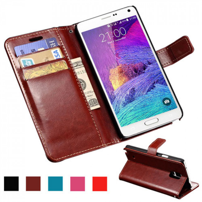Samsung (All Model) Luxury Wallet  PU Leather Coque Phone Bag With Stand