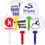 Plastic Curved Hand Fan
