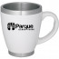 Stainless Steel Liner Ceramic Coffee Mug