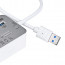 3 Port Aluminum USB 3.0 Hub With Card Reader