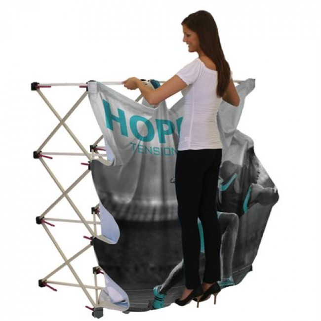 Hop Up 5ft Tension Straight Fabric Display