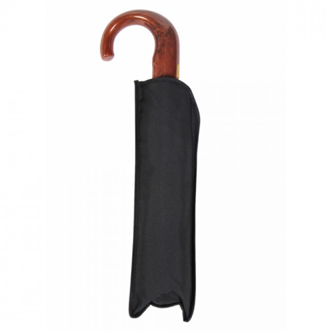 Curved Handle Folding Umbrella