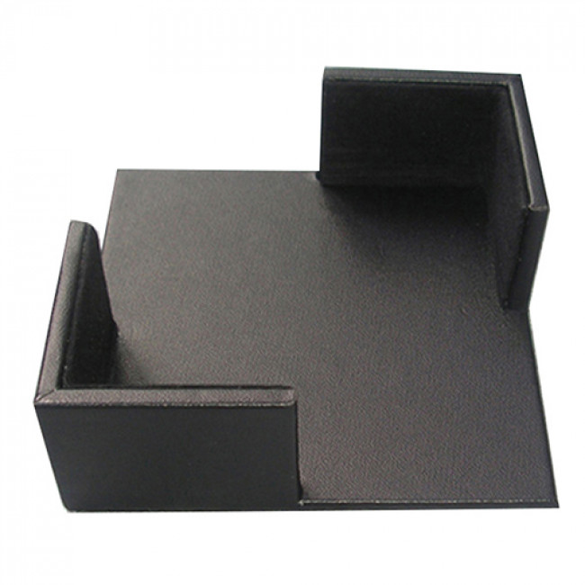 Square 6 Leather Coasters With Holder