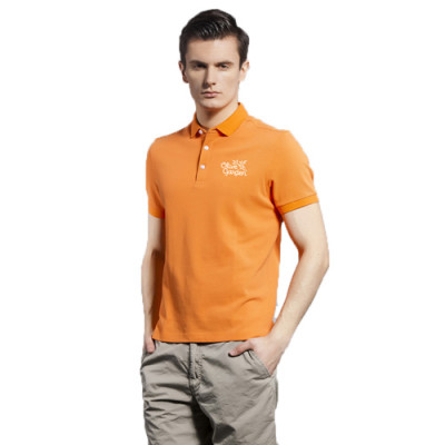 Breathable European Mens Polo Shirt
