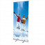 Adjustable 32x79 Inch Retractable Roll Up Banner Stand