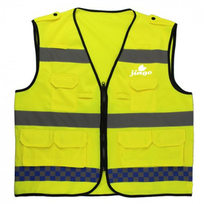 Multiple Pockets Reflective Safety Vest