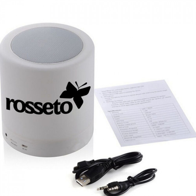 Wireless Bluetooth Speaker with Touch Control Dimmable Night Light