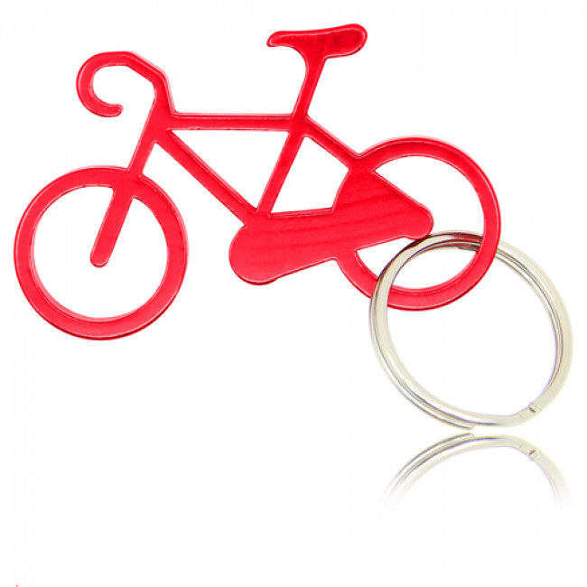 Bicycle Keyring With Bottle Opener