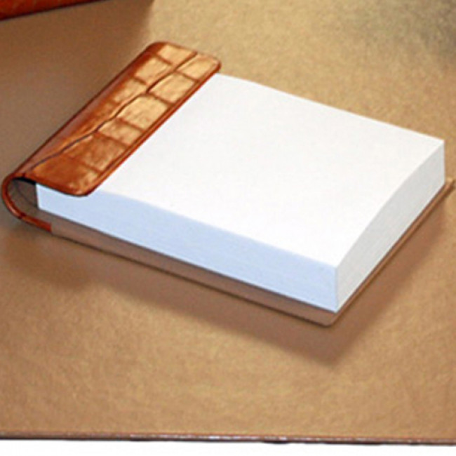 Small 4 Piece Croco Desk Pad Set