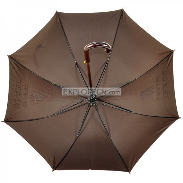 wooden umbrella